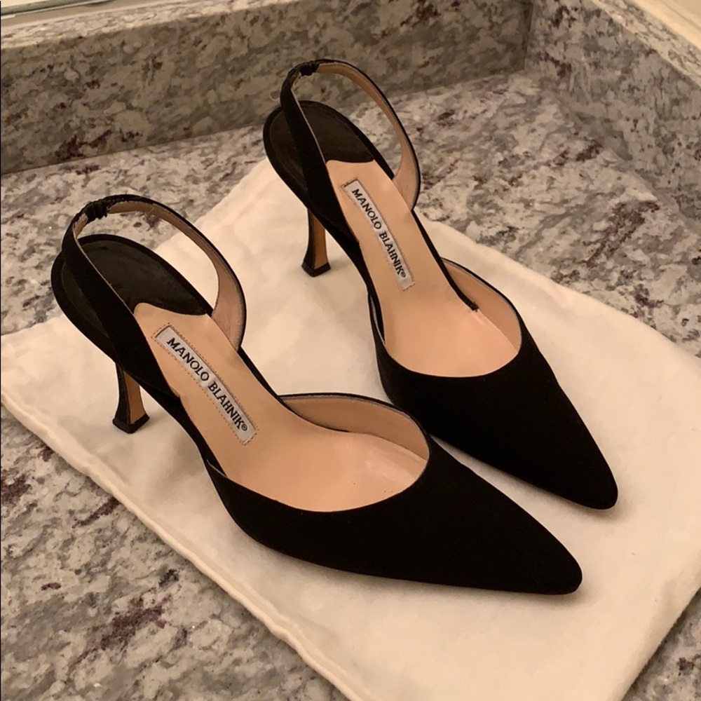 Manolo Blahnik Carolyne slingback pumps